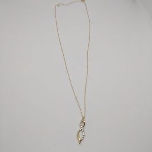 18 inch diamond gold pendant